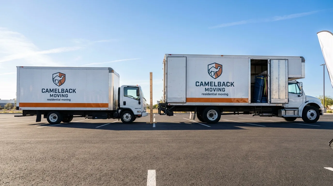 Moving truck size capacity guide in Cape May Court House